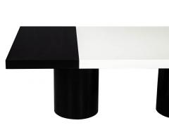  Carrocel Interiors Custom Modern Black and White Dining Table by Carrocel - 1656510