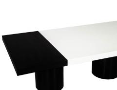  Carrocel Interiors Custom Modern Black and White Dining Table by Carrocel - 1656514