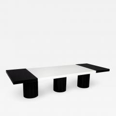  Carrocel Interiors Custom Modern Black and White Dining Table by Carrocel - 1656562