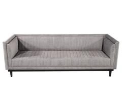  Carrocel Interiors Custom Modern Channeled Sofa in Grey - 3513125