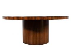  Carrocel Interiors Custom Modern Round Dining Table in Sunburst Pattern - 2836939