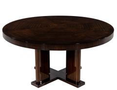  Carrocel Interiors Custom Modern Round Macassar Dining Table - 3627637