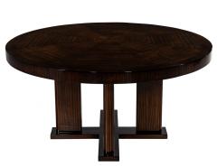  Carrocel Interiors Custom Modern Round Macassar Dining Table - 3627640