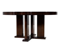  Carrocel Interiors Custom Modern Round Macassar Dining Table - 3627643