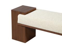  Carrocel Interiors Custom Modern Walnut Bench - 3906787