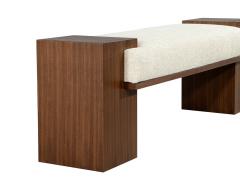  Carrocel Interiors Custom Modern Walnut Bench - 3906792