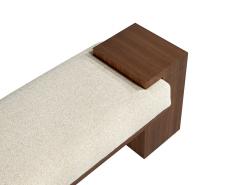  Carrocel Interiors Custom Modern Walnut Bench - 3906794