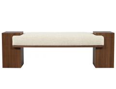  Carrocel Interiors Custom Modern Walnut Bench - 3906795