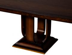  Carrocel Interiors Custom Modern Walnut Dining Table Art Deco Inspired - 1710398