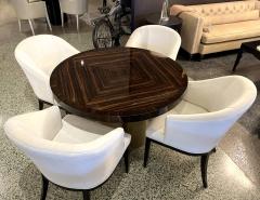  Carrocel Interiors Custom Round Macassar Foyer Dining Table by Carrocel - 3325462