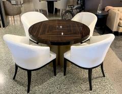  Carrocel Interiors Custom Round Macassar Foyer Dining Table by Carrocel - 3325463