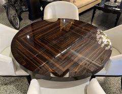  Carrocel Interiors Custom Round Macassar Foyer Dining Table by Carrocel - 3325464