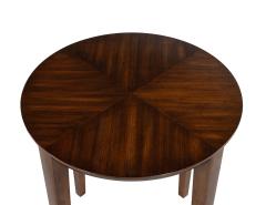  Carrocel Interiors Custom Round Walnut Accent Drinks Table by Carrocel - 4478612