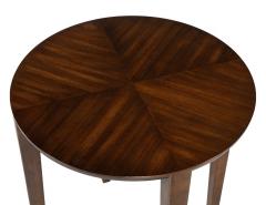  Carrocel Interiors Custom Round Walnut Accent Drinks Table by Carrocel - 4478614