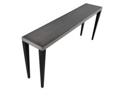  Carrocel Interiors Modern Console Table in Grey and Black - 3591466
