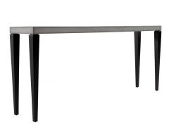  Carrocel Interiors Modern Console Table in Grey and Black - 3591469