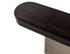  Carrocel Interiors Modern Console Table with Pull Out Ottoman Stools - 3516881