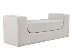  Carrocel Interiors Modern Curved Upholstered Bench by Carrocel - 3906283