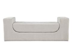  Carrocel Interiors Modern Curved Upholstered Bench by Carrocel - 3906288