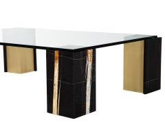 Carrocel Interiors Modern Marble and Brass Coffee Table by Carrocel - 4410859