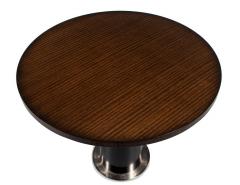  Carrocel Interiors Modern Round Center Table in Walnut - 3104886