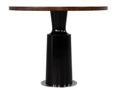  Carrocel Interiors Modern Round Center Table in Walnut - 3104891