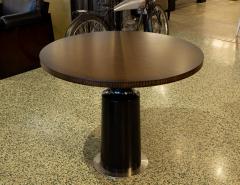  Carrocel Interiors Modern Round Center Table in Walnut - 3104897