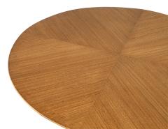  Carrocel Interiors Modern Round Oak Dining Table - 3514822