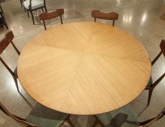 Carrocel Interiors Modern Round Oak Dining Table - 3514828