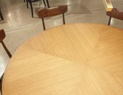  Carrocel Interiors Modern Round Oak Dining Table - 3514829