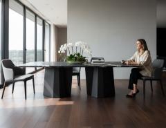  Carrocel Interiors Nero Milano Modern Marble Dining Table by Carrocel - 4428812