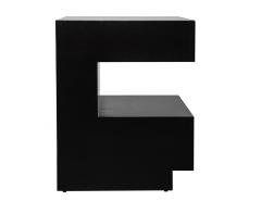  Carrocel Interiors Pair of Custom Walnut Nightstand End Tables in Black by Carrocel - 4178570