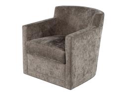  Carrocel Interiors Pair of Modern Swivel Lounge Chairs - 3516796
