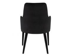  Carrocel Interiors Set of 10 Custom Modern Black Velvet Dining Chairs Svelte Chair - 3156692
