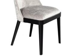  Carrocel Interiors Set of 10 Custom Modern Dining Chairs in Black Lacquer by Carrocel - 4425826