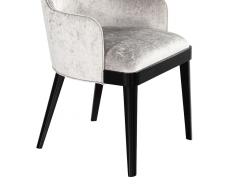  Carrocel Interiors Set of 10 Custom Modern Dining Chairs in Black Lacquer by Carrocel - 4425827