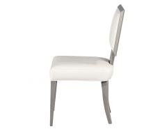  Carrocel Interiors Set of 10 Modern Grey and White Dining Chairs - 3797457