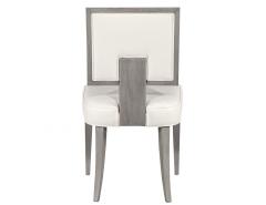  Carrocel Interiors Set of 10 Modern Grey and White Dining Chairs - 3797461