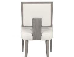  Carrocel Interiors Set of 10 Modern Grey and White Dining Chairs - 3797466