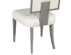  Carrocel Interiors Set of 10 Modern Grey and White Dining Chairs - 3797467