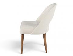  Carrocel Interiors Set of 6 Carrocel Custom Moderno Dining Chairs in Performance Linen - 4792848