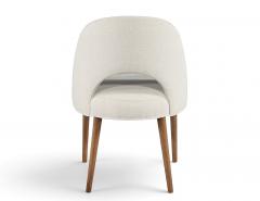  Carrocel Interiors Set of 6 Carrocel Custom Moderno Dining Chairs in Performance Linen - 4792853
