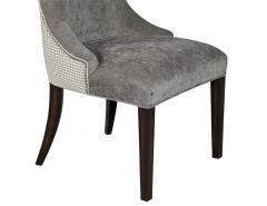  Carrocel Interiors Set of 6 Modern Grey Dining Chairs Opus Chair by Carrocel - 3312808
