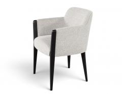  Carrocel Interiors Set of 8 Custom Modern Dining Chairs in Grey and Black Flusso Chair by Carrocel - 4790446