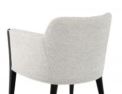  Carrocel Interiors Set of 8 Custom Modern Dining Chairs in Grey and Black Flusso Chair by Carrocel - 4790452