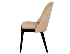  Carrocel Interiors Set of 8 Custom Modern Dining Chairs in Tan Velvet by Carrocel - 1739963