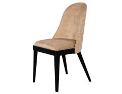  Carrocel Interiors Set of 8 Custom Modern Dining Chairs in Tan Velvet by Carrocel - 1739965