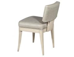  Carrocel Interiors Set of 8 Custom Modern Leather Dining Chairs with Washed Finish - 1800007