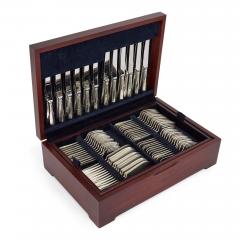  Carrs Sheffield England Carrs of Sheffield Sterling Silver 12 Place Canteen 124 Pieces  - 4708010