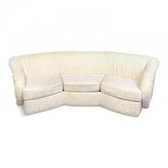  Carsons Pair of Mid Century Modern Curved Octagonal Sofas with Sculptural Arms - 3303647